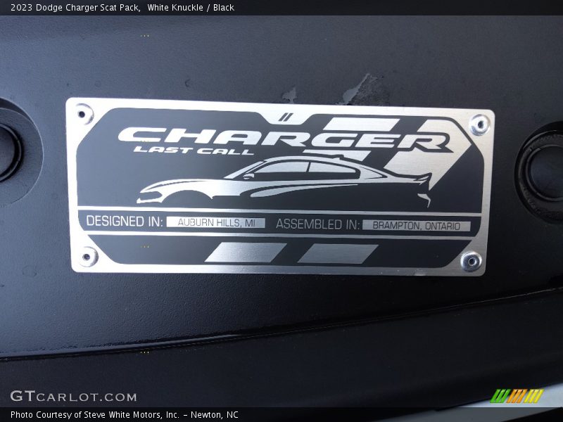 White Knuckle / Black 2023 Dodge Charger Scat Pack