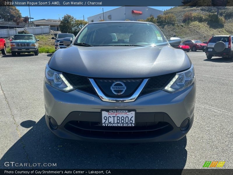 Gun Metallic / Charcoal 2019 Nissan Rogue Sport S AWD