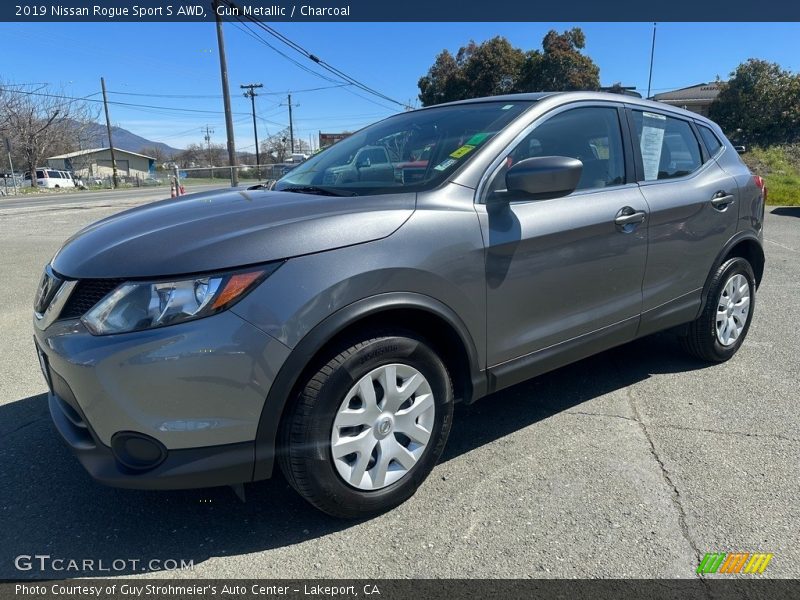 Gun Metallic / Charcoal 2019 Nissan Rogue Sport S AWD