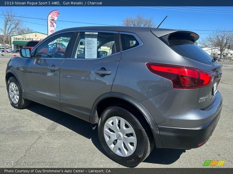 Gun Metallic / Charcoal 2019 Nissan Rogue Sport S AWD