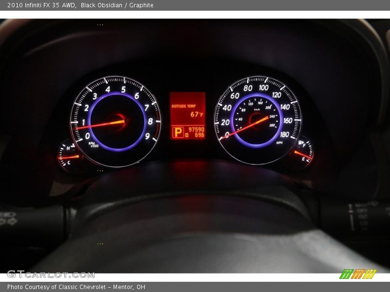 Black Obsidian / Graphite 2010 Infiniti FX 35 AWD