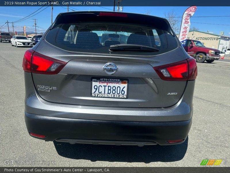 Gun Metallic / Charcoal 2019 Nissan Rogue Sport S AWD