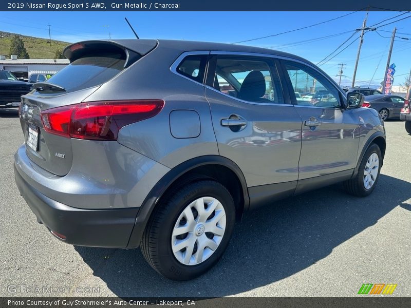 Gun Metallic / Charcoal 2019 Nissan Rogue Sport S AWD