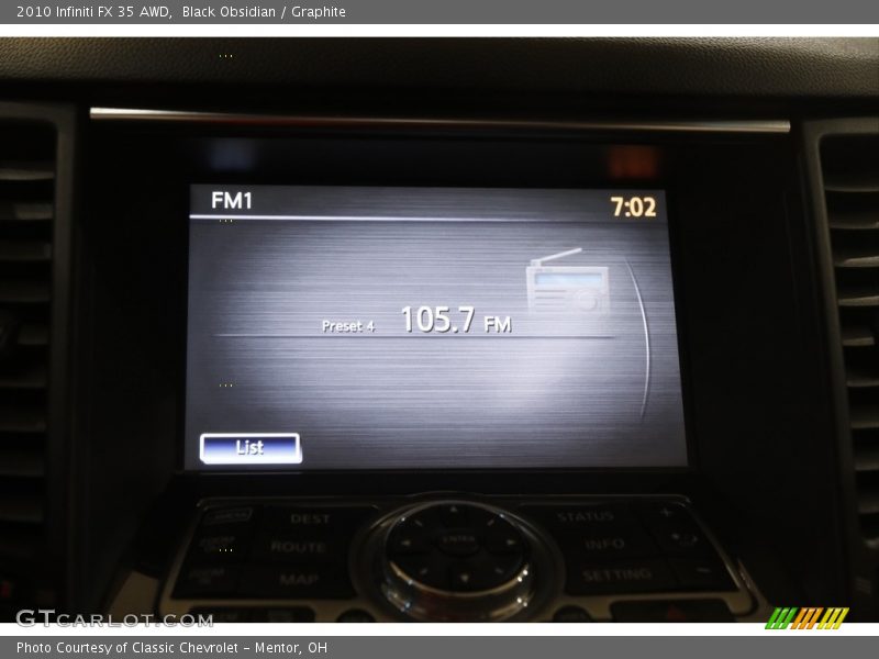 Black Obsidian / Graphite 2010 Infiniti FX 35 AWD