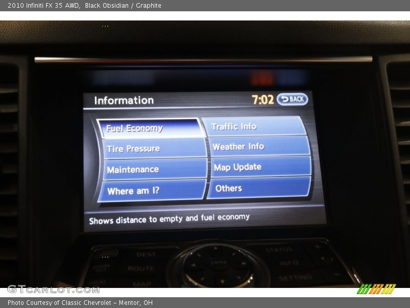 Black Obsidian / Graphite 2010 Infiniti FX 35 AWD