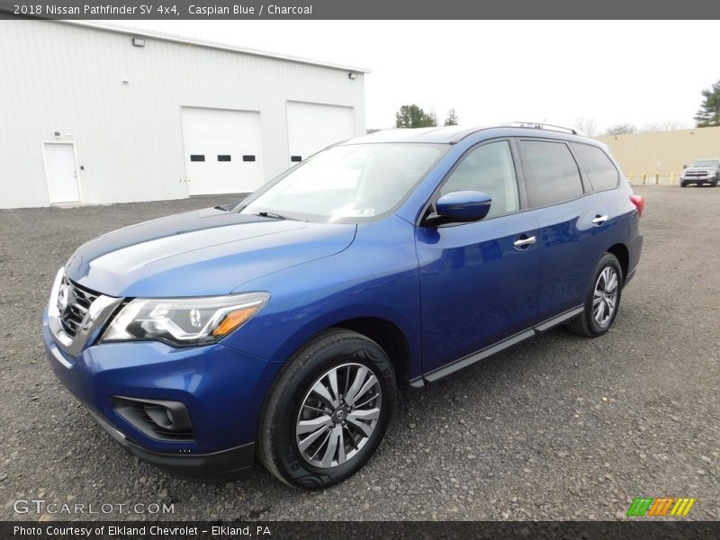 Caspian Blue / Charcoal 2018 Nissan Pathfinder SV 4x4