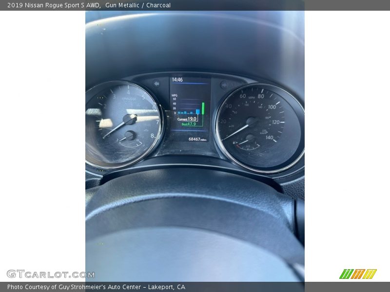Gun Metallic / Charcoal 2019 Nissan Rogue Sport S AWD