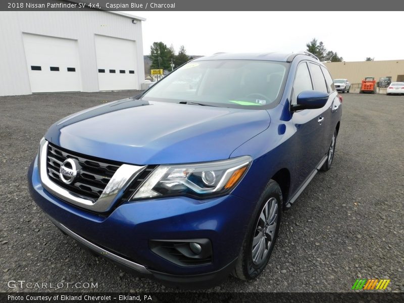 Caspian Blue / Charcoal 2018 Nissan Pathfinder SV 4x4
