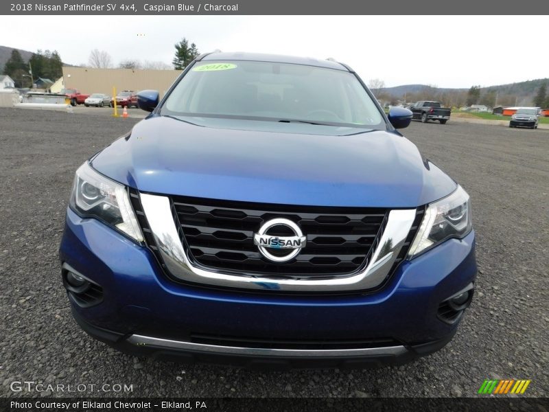 Caspian Blue / Charcoal 2018 Nissan Pathfinder SV 4x4