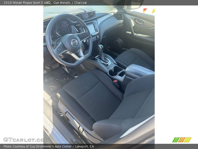 Gun Metallic / Charcoal 2019 Nissan Rogue Sport S AWD