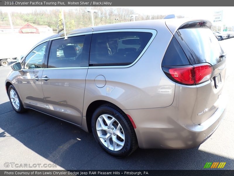 Molten Silver / Black/Alloy 2018 Chrysler Pacifica Touring Plus