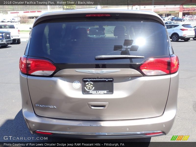 Molten Silver / Black/Alloy 2018 Chrysler Pacifica Touring Plus