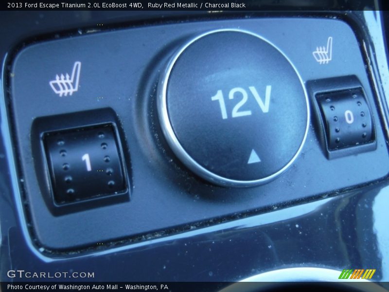 Ruby Red Metallic / Charcoal Black 2013 Ford Escape Titanium 2.0L EcoBoost 4WD