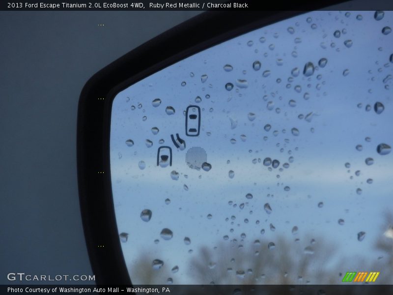Ruby Red Metallic / Charcoal Black 2013 Ford Escape Titanium 2.0L EcoBoost 4WD