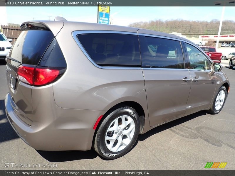 Molten Silver / Black/Alloy 2018 Chrysler Pacifica Touring Plus