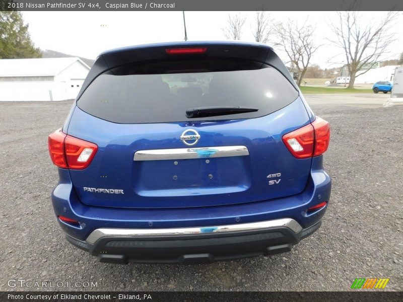 Caspian Blue / Charcoal 2018 Nissan Pathfinder SV 4x4