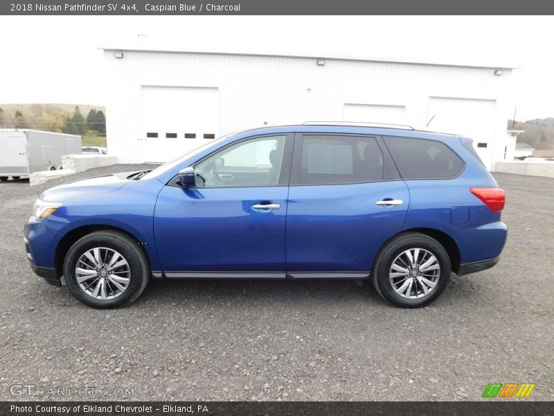 Caspian Blue / Charcoal 2018 Nissan Pathfinder SV 4x4