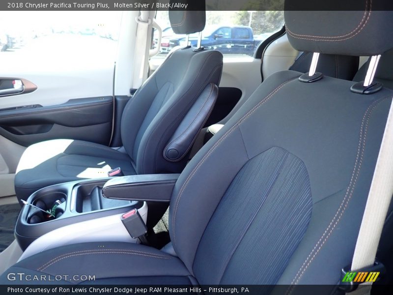 Molten Silver / Black/Alloy 2018 Chrysler Pacifica Touring Plus