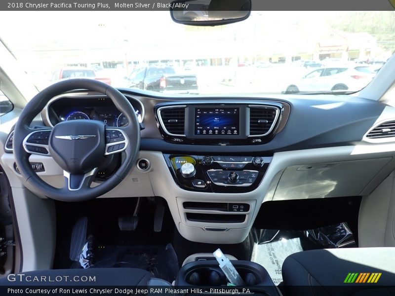 Molten Silver / Black/Alloy 2018 Chrysler Pacifica Touring Plus