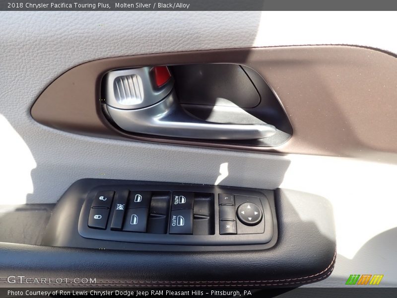 Molten Silver / Black/Alloy 2018 Chrysler Pacifica Touring Plus