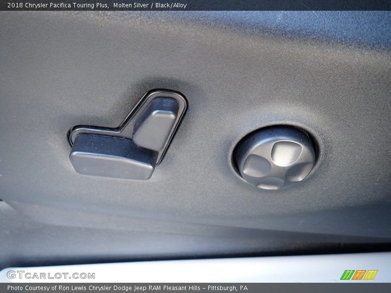 Molten Silver / Black/Alloy 2018 Chrysler Pacifica Touring Plus