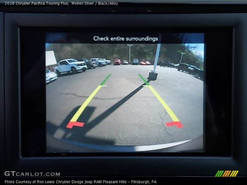 Molten Silver / Black/Alloy 2018 Chrysler Pacifica Touring Plus