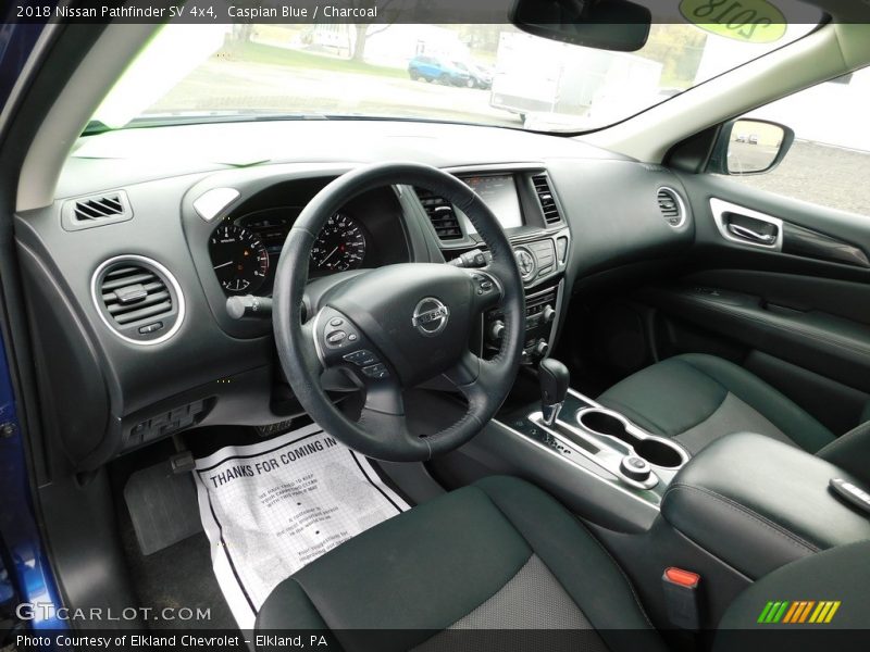 Caspian Blue / Charcoal 2018 Nissan Pathfinder SV 4x4