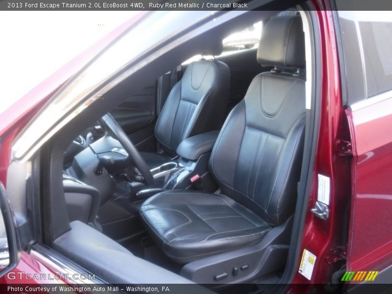 Ruby Red Metallic / Charcoal Black 2013 Ford Escape Titanium 2.0L EcoBoost 4WD