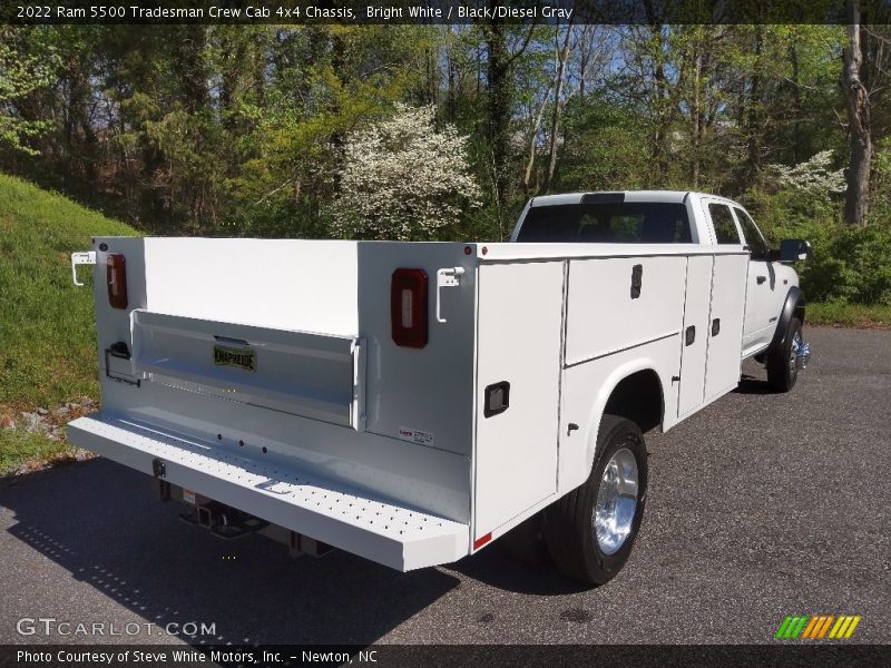 Bright White / Black/Diesel Gray 2022 Ram 5500 Tradesman Crew Cab 4x4 Chassis