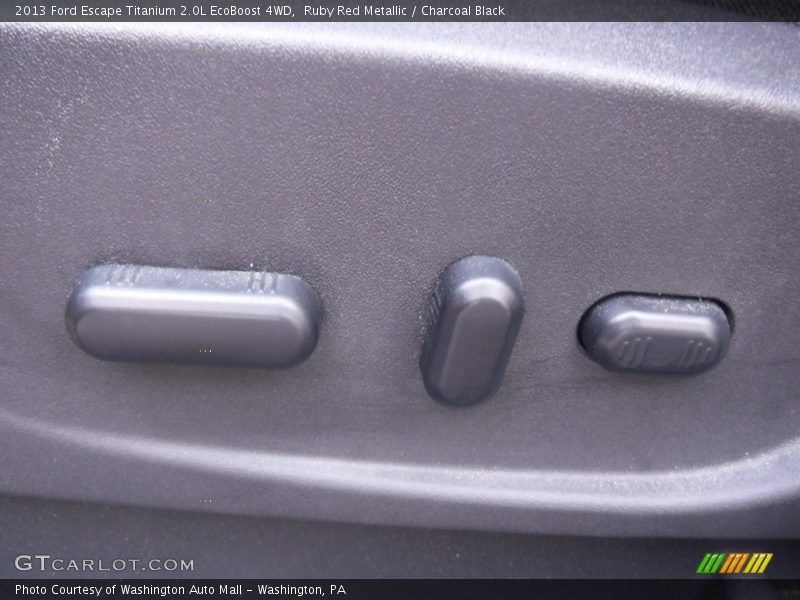 Ruby Red Metallic / Charcoal Black 2013 Ford Escape Titanium 2.0L EcoBoost 4WD