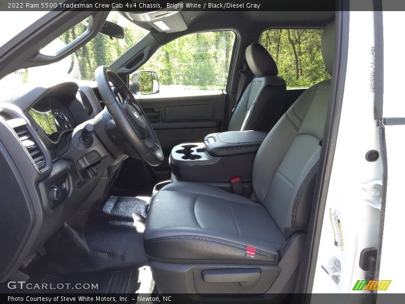 Bright White / Black/Diesel Gray 2022 Ram 5500 Tradesman Crew Cab 4x4 Chassis