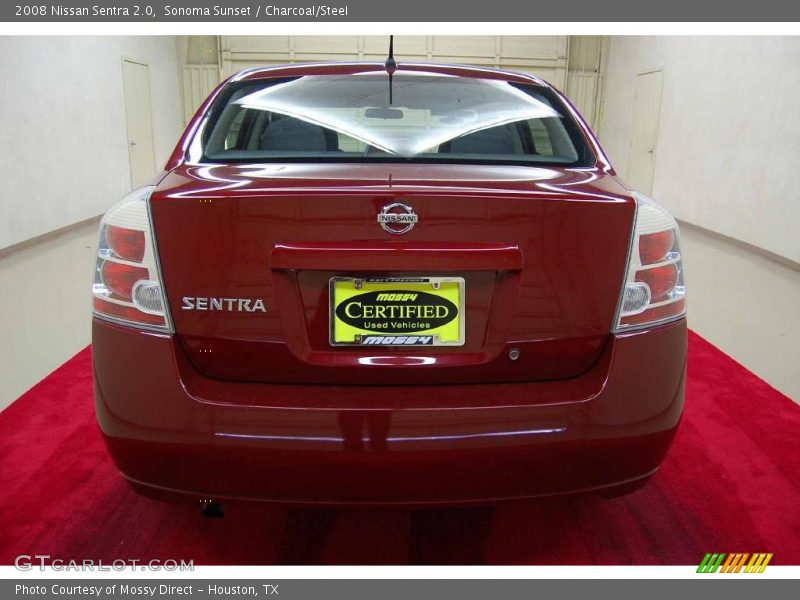 Sonoma Sunset / Charcoal/Steel 2008 Nissan Sentra 2.0