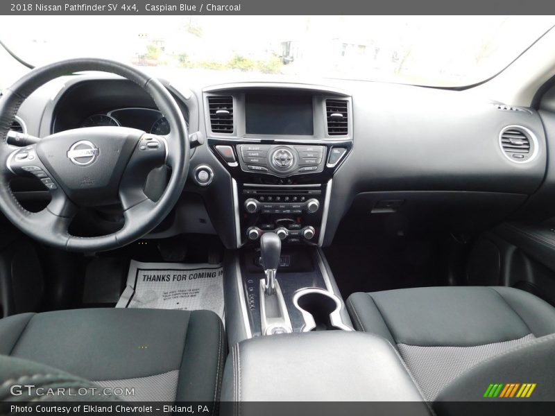 Caspian Blue / Charcoal 2018 Nissan Pathfinder SV 4x4