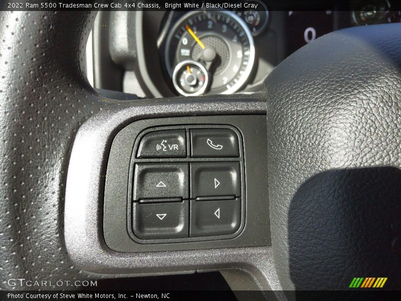 Bright White / Black/Diesel Gray 2022 Ram 5500 Tradesman Crew Cab 4x4 Chassis