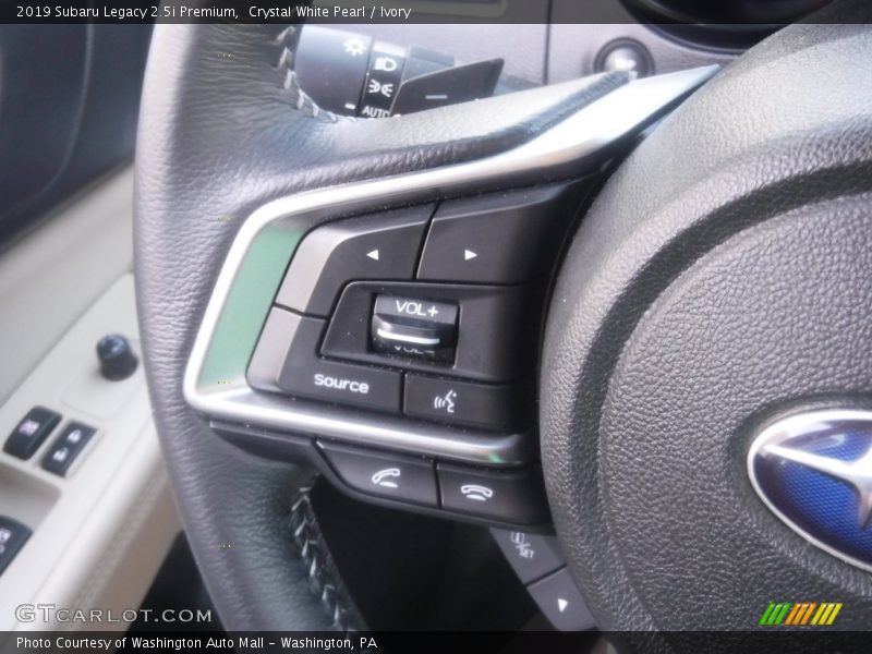 Crystal White Pearl / Ivory 2019 Subaru Legacy 2.5i Premium