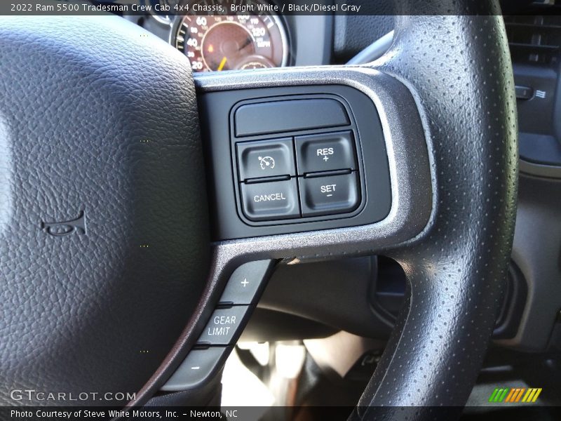 Bright White / Black/Diesel Gray 2022 Ram 5500 Tradesman Crew Cab 4x4 Chassis