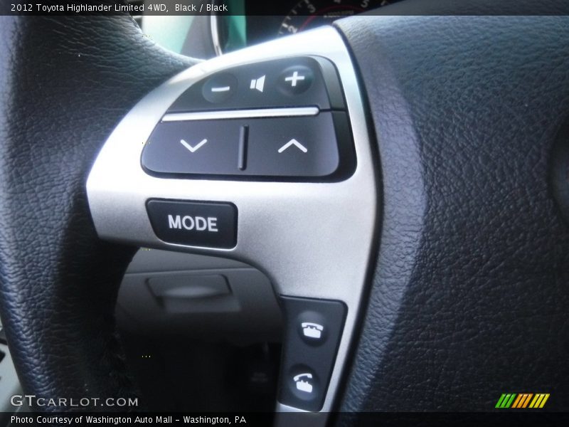 Black / Black 2012 Toyota Highlander Limited 4WD