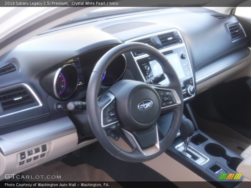 Crystal White Pearl / Ivory 2019 Subaru Legacy 2.5i Premium