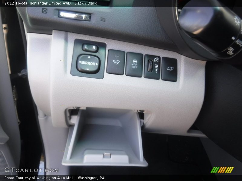 Black / Black 2012 Toyota Highlander Limited 4WD