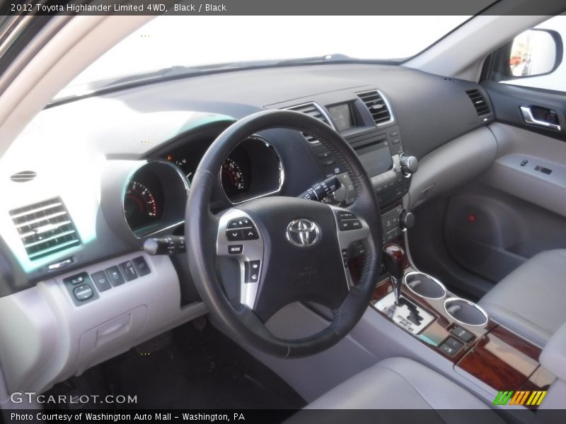 Black / Black 2012 Toyota Highlander Limited 4WD