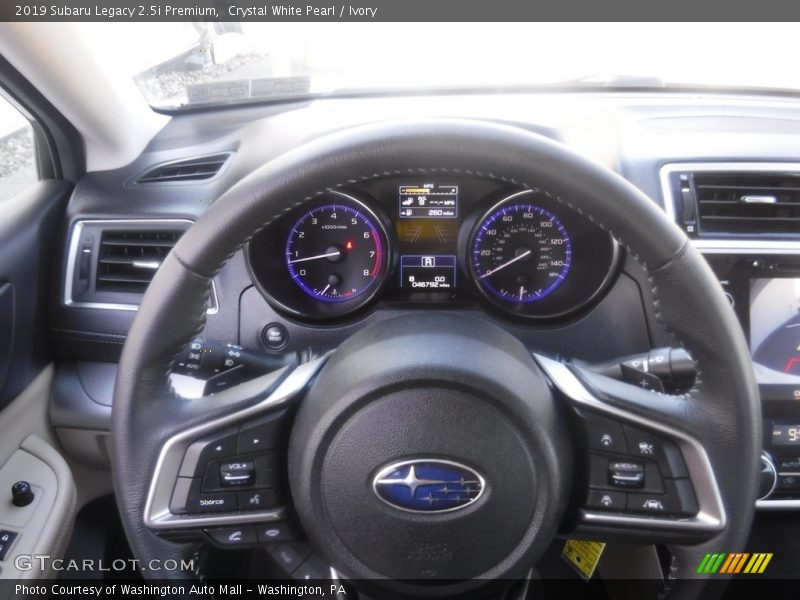Crystal White Pearl / Ivory 2019 Subaru Legacy 2.5i Premium