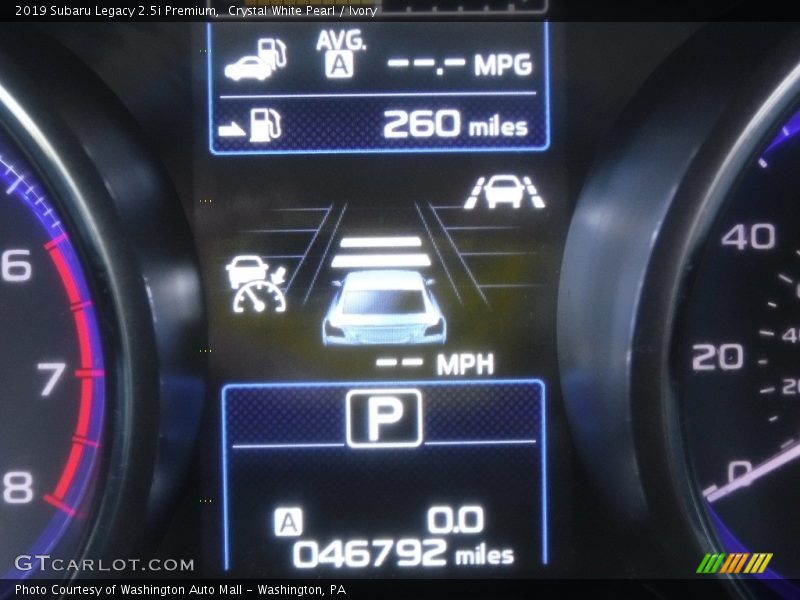 Crystal White Pearl / Ivory 2019 Subaru Legacy 2.5i Premium