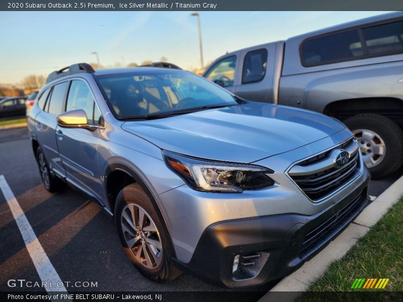 Ice Silver Metallic / Titanium Gray 2020 Subaru Outback 2.5i Premium