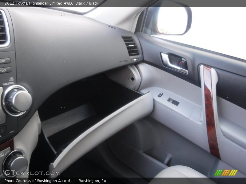 Black / Black 2012 Toyota Highlander Limited 4WD