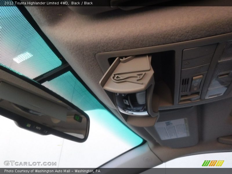 Black / Black 2012 Toyota Highlander Limited 4WD