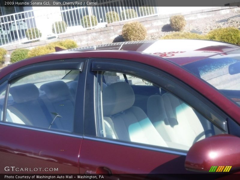 Dark Cherry Red / Camel 2009 Hyundai Sonata GLS
