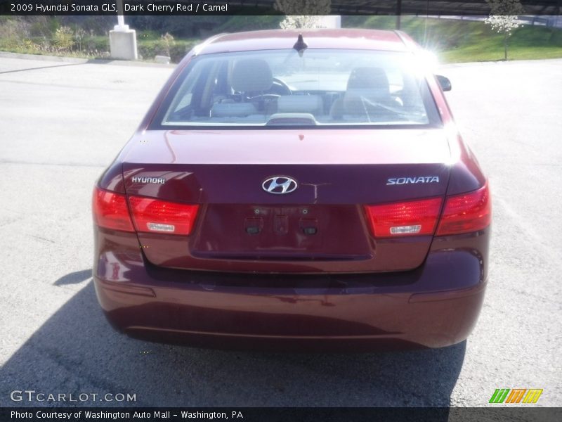 Dark Cherry Red / Camel 2009 Hyundai Sonata GLS
