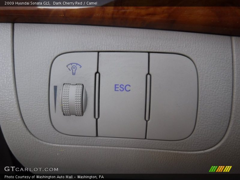 Dark Cherry Red / Camel 2009 Hyundai Sonata GLS