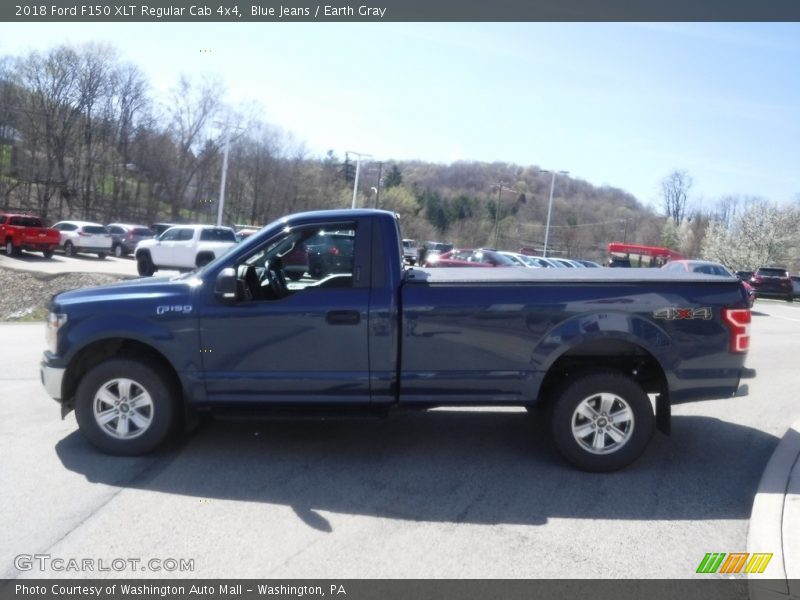 Blue Jeans / Earth Gray 2018 Ford F150 XLT Regular Cab 4x4