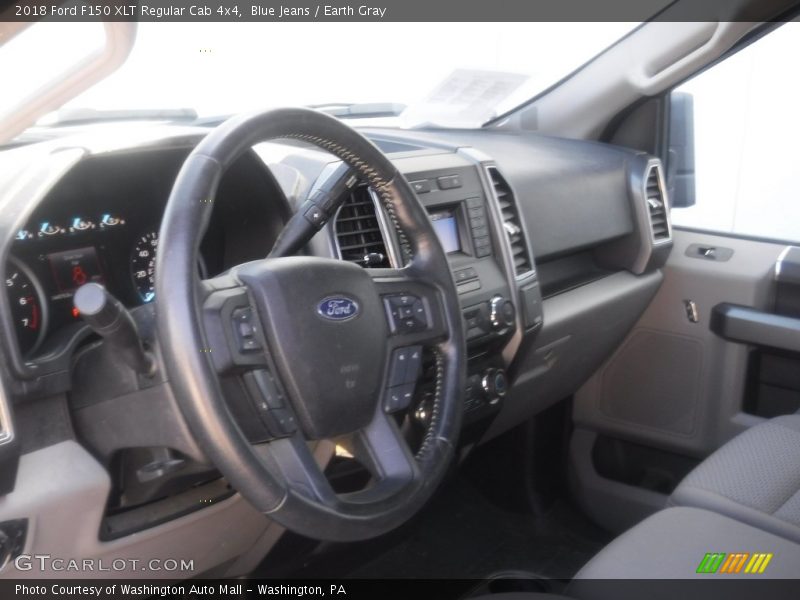 Blue Jeans / Earth Gray 2018 Ford F150 XLT Regular Cab 4x4